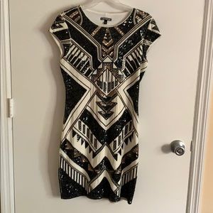 Express Sequined dress size medium
